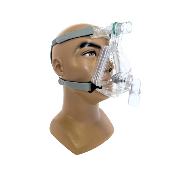 Орально-назальна силіконова маска (CPAP) Sleepas з отвором для видиху (M)