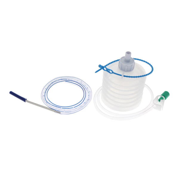 Дренажний набір для закритих ран Wellman 400ml 14F