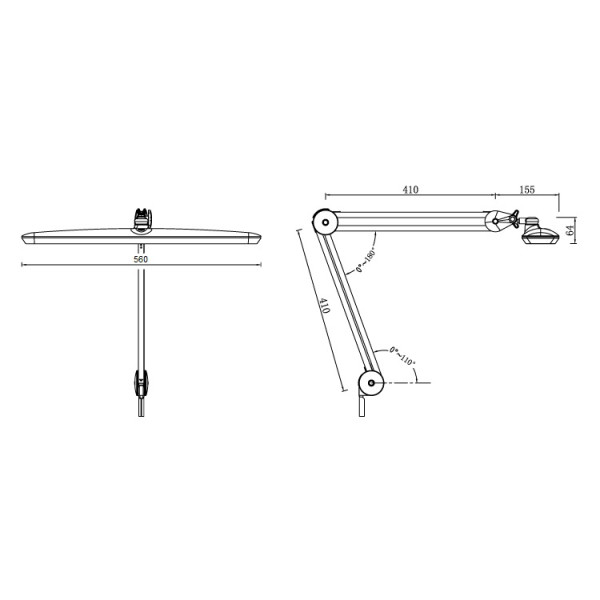 Косметологічна лампа Doctor Lamp 9505 LED 234